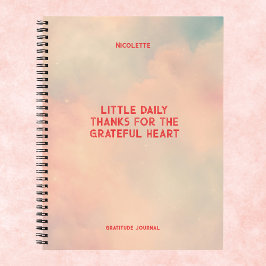 Dankbarkeit Benutzerdefinierte Manifestation Notizblock