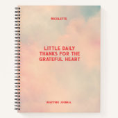 Dankbarkeit Benutzerdefinierte Manifestation Notizblock (Vorderseite)