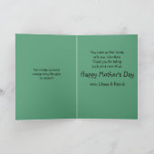 Dankbarkeit Bird Parter Kinderkuppelmoon Liebe Karte (Innenseite)