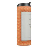 Dankbarkeit bleibt: Dankbar Schöner Tag & Schöne N Thermosbecher (Nach links gedreht)
