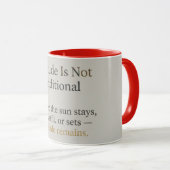 Dankbarkeit bleibt: Inspirierende Affirmation Zen Tasse (VorderseiteRechts)