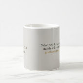 Dankbarkeit bleibt: Jeder Rhythmus des Lebens nipp Kaffeetasse (Mittel)