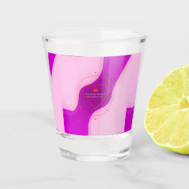 Dankbarkeit bleibt™ Liebe & Absicht | Abendritual Schnapsglas