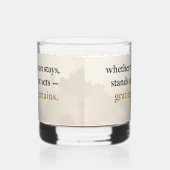 Dankbarkeit bleibt™: Liebe & Absicht | Inspiration Whiskyglas (Links)