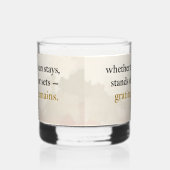 Dankbarkeit bleibt™: Liebe & Absicht | Inspiration Whiskyglas (Rechts)