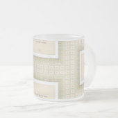 Dankbarkeit bleibt™: Liebe & Präsenz | Reflektiere Mattglastasse (VorderseiteRechts)