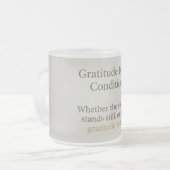 Dankbarkeit bleibt: Wo immer du stehst, sei dankba Mattglastasse (Vorderseite Links)
