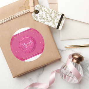 Dankbarkeit Blooms: Wasserfarbe Danke Stickers