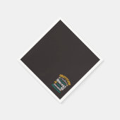 Dankbarkeit bringt heute Frieden – Positiver Glaub Serviette (Ecke)