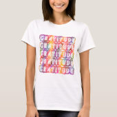 Dankbarkeit Colorful T-Shirt (Vorderseite)
