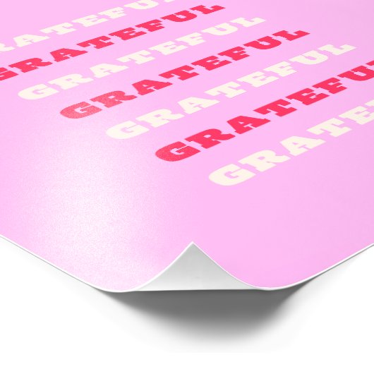 Dankbarkeit, Dankbarkeit, Danksagung, Rosa, Urlaub Fotodruck (Ecke)