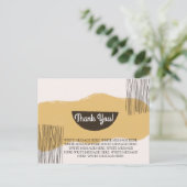 Dankbarkeit Einfach Dankeschön Karte Custom Messag (Stehend Vorderseite)