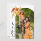 Dankbarkeit, Foto Erntedank Grußkarte Dankeskarte (Vorderseite)