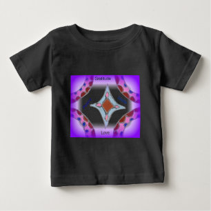 "Dankbarkeit Frieden Liebe Vereinigung" Mandala Ku Baby T-shirt