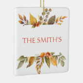 Dankbarkeit für den gesegneten Erntedank Keramikornament (Rechts)