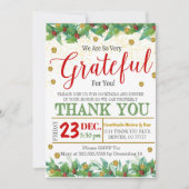 Dankbarkeit für den Urlaub Einladung (Vorderseite)