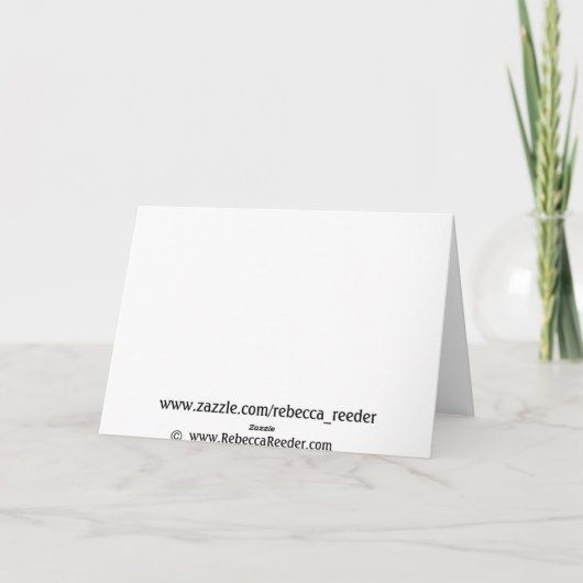 Dankbarkeit für Gelächter und Freunde Dankeskarte (Rückseite)