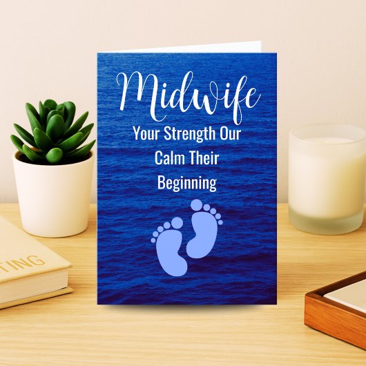 Dankbarkeit für Ihre Anleitung | MidEhefrau New Ba Dankeskarte