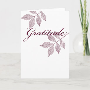 Dankbarkeit für inspirierende Worte Karte