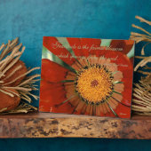 Dankbarkeit Gazania Fotoplatte (Seite)