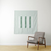 Dankbarkeit, Grün Wandteppich (Beispiel (Horizontal))