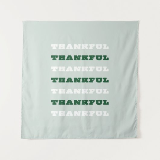 Dankbarkeit, Grün Wandteppich (Vorderseite)