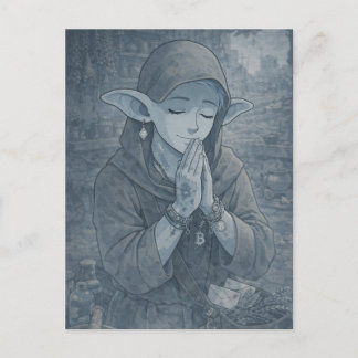 Dankbarkeit / Heiler / Zuhause Postkarte