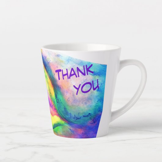 Dankbarkeit Herz Tasse (Rechts)