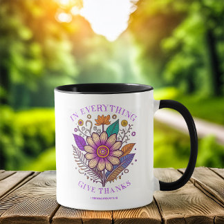 Dankbarkeit: Ich Thessaloniker 5:18 Kaffee Tasse