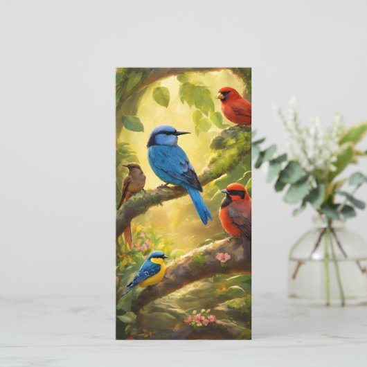 "Dankbarkeit im Blut: Danke! Dankeskarte (Stehend Vorderseite)