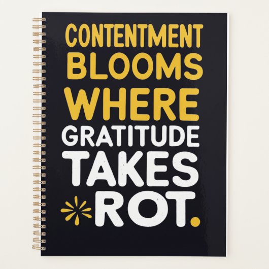 Dankbarkeit im Blut - inspirierend Planer (Vorderseite)