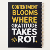 Dankbarkeit im Blut - inspirierend Planer (Rückseite)