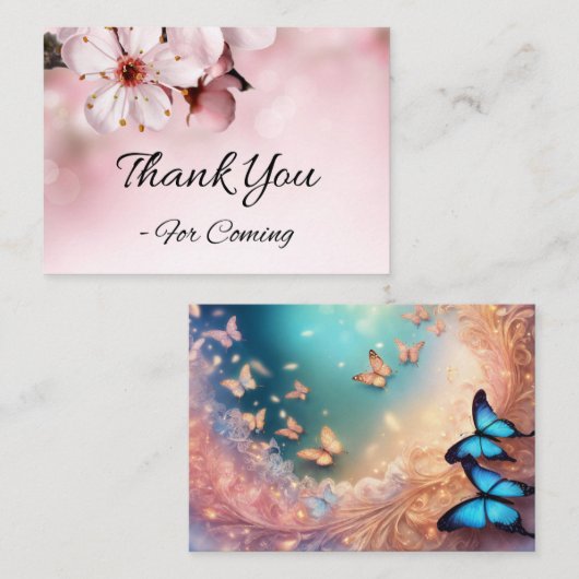 "Dankbarkeit im Blut" Mitteilungskarte (Vorne/Hinten)