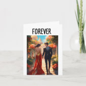 "Dankbarkeit in jedem Wort: Herzlichen Dank! Dankeskarte (Vorderseite)