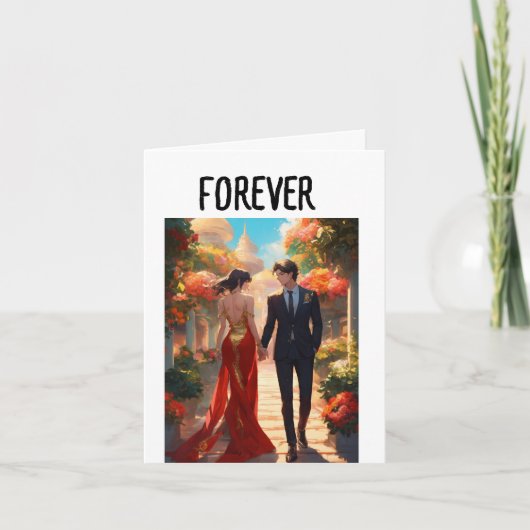 "Dankbarkeit in jedem Wort: Herzlichen Dank! Dankeskarte (Vorderseite)