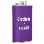 Dankbarkeit ist ansteckend flachmann (Rechts)