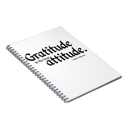 Dankbarkeit ist das beste Attitude-Notebook Notizblock (Rechte Seite)
