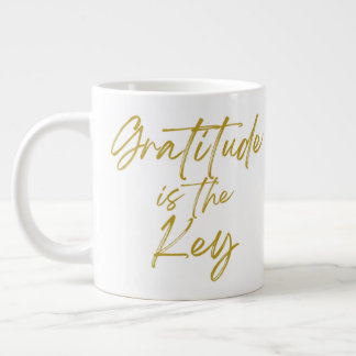 Dankbarkeit ist die Key 20 oz Jumbo Tasse