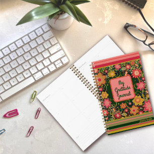 Dankbarkeit Journal Hübsch Floral Dragonfly Planer