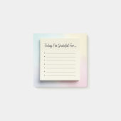 "Dankbarkeit Journal" Sticky Notes Post-it Klebezettel (Vorderseite)