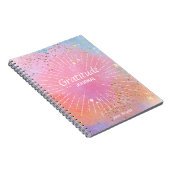 Dankbarkeit Journal Watercolor Stars farbenfroh Notizblock (Rechte Seite)