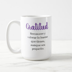 Dankbarkeit kaffeetasse