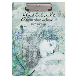 Dankbarkeit Klemmbrett