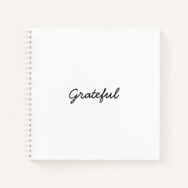 Dankbarkeit lässiger Schriftsatz Notizblock