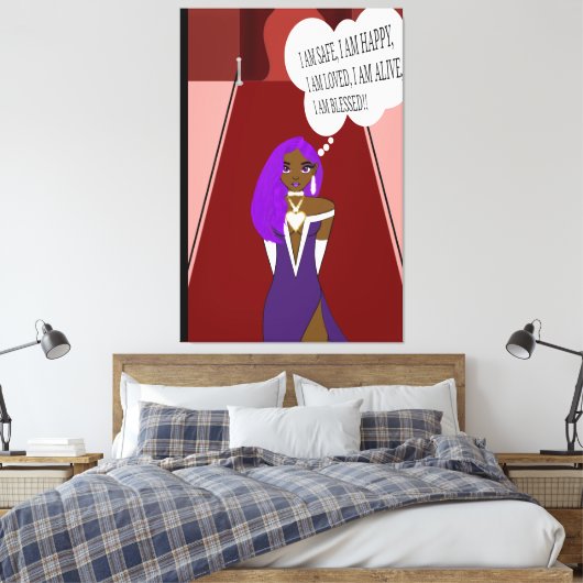 Dankbarkeit Leinwanddruck (Insitu (Schlafzimmer))