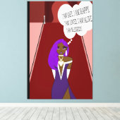 Dankbarkeit Leinwanddruck (Insitu (Holzboden))