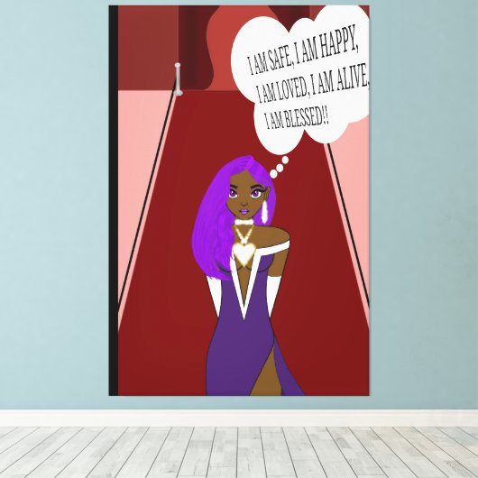 Dankbarkeit Leinwanddruck (Insitu (Holzboden))