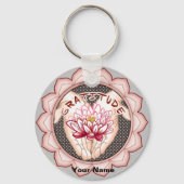 Dankbarkeit Lotus Schlüsselanhänger (Vorderseite)