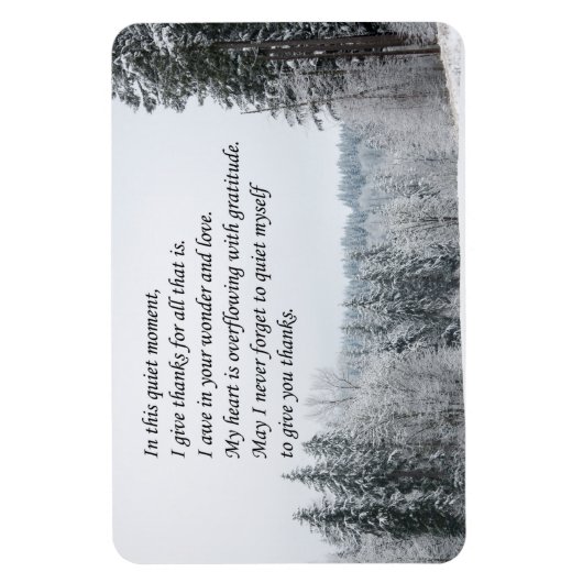 Dankbarkeit Magnet (Vertikal)