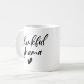 Dankbarkeit Mama Kaffeetasse (Vorderseite Links)